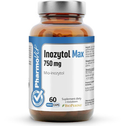 PHARMOVIT Inozytol Max 750mg suplement diety 60 kapsułek