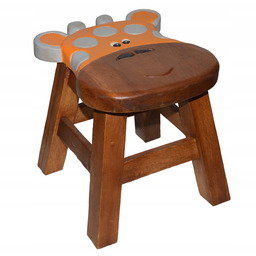Drewniay Taboret stołek dla dziecka drewno akacjowe tekowe