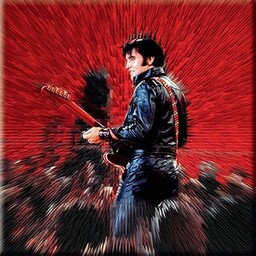 Magnes metalowy Elvis Presley