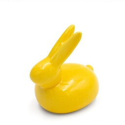 Eurofirany Figurka wielkanocna 236f 14x10x13 Zajączek żółta