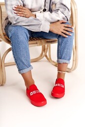 Damskie Tenisówki Slip-on Big Star FF274220 Czerwone-38