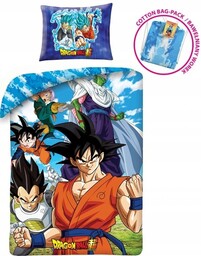 Dragon Ball Son Goku Pościel 140x200 Komplet pościeli