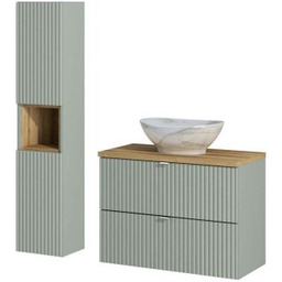 COMAD Zestaw mebli LINE REED GREEN szafka