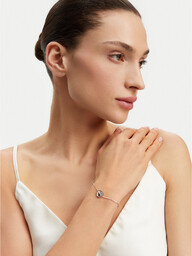 Bransoletka Guess Lovely Guess JUBB03 036JW Srebrne rodowanie