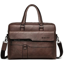 BALTAN Torba na laptopa Classic 15.6 cali Ciemnobrązowy