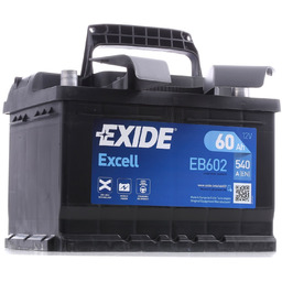 EXIDE EB602 Akumulator Pojemność akumulatora: 60Ah