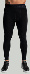 STRIX Męskie legginsy MERINO I Black