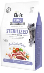 Brit Care Cat Grain-Free Sterilized Weight Control Kaczka