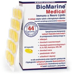 BioMarine Medical Immuno & Neuro Lipids, 60 kapsułek