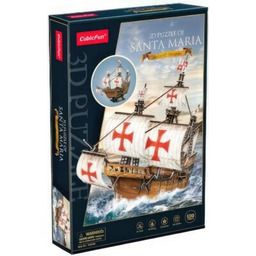 CUBIC FUN Puzzle 3D Statki Santa Maria 306-T4038H