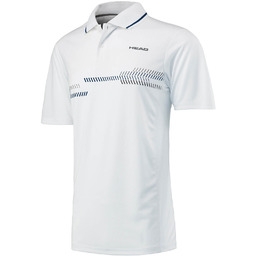 Polo HEAD CLUB TECHNICAL POLO SHIRT White/Navy -