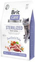 Brit Care Cat Grain-Free Sterilized Weight Control Kaczka