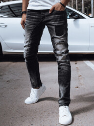 Spodnie męskie jeansowe czarne Dstreet UX4298-34