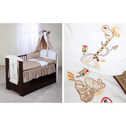 Klupś, Komplet pościeli, 135x100 cm, Zebra