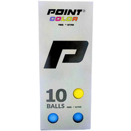 Piłeczki do ping ponga Point color 10szt