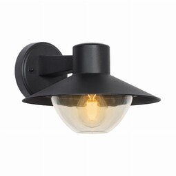 Candellux Cosmos lampa ogrodowa kinkiet 26x17cm czarny 1x40W