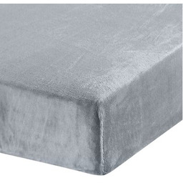 EUROFIRANY Prześcieradło Flano z gumką 220 x 200