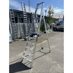 Drabina montażowa jednostronna ALOSS 9309 - wysokość robocza