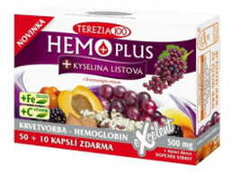 Hemo Plus + kwas foliowy, 60kaps