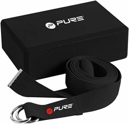 Pure2Improve Unisex zestaw do jogi, czarny, jeden rozmiar