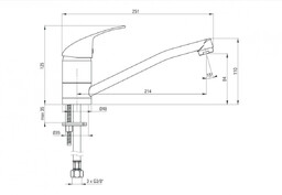 DEANTE BEZ 060H Bateria niskociśnieniowa bateria zlewozmywakowa