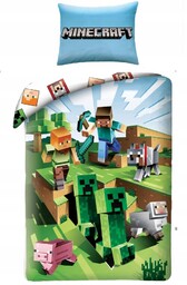 Pościel Minecraft Kilof Tnt Steve Creeper 140X200