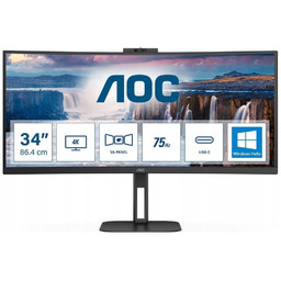Aoc Monitor CU34V5CW 34 cali 100Hz Curved Va