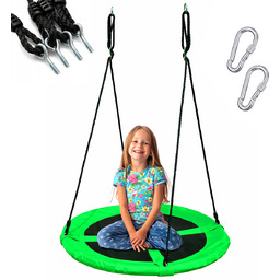 Black Forest Bocianie gniazdo Huśtawka Ogrodowa zielone