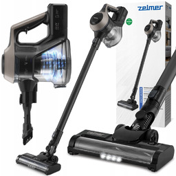 Odkurzacz Pionowy Zelmer Bezprzewodowy Ręczny Cyklonowy Bezworkowy Led