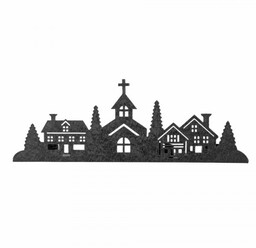 Bloomingville CHRISTMAS CIELO Świąteczny Świecznik Tealight - Wioska