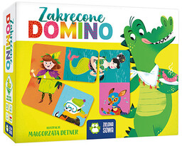 Zakręcone domino, gra planszowa, rodzinna, Zielona Sowa