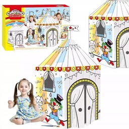 Domek kartonowy do malowania Maksik