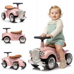 Jeździk dla dziewczynki chodzik pchacz Schowek na roczek