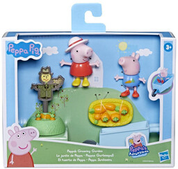 Hasbro, Świnka Peppa, Zestaw ogród + 2 figurki,