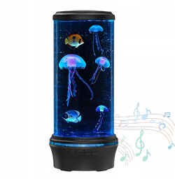 Lampka nocna Lawa Lampa Lava z Meduzami Lampa