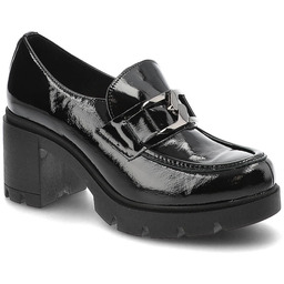 Lemar Czarne Półbuty Damskie Eleganckie Buty