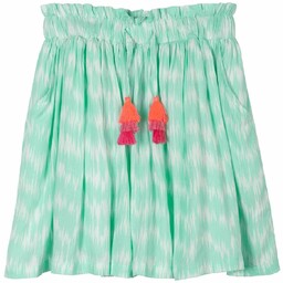 Letnia pastelowa spódniczka dla małej dziewczynki z wiskozy