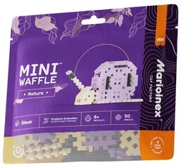 MARIOINEX Klocki elastyczne Mini Waffle Nature Ślimak 906101