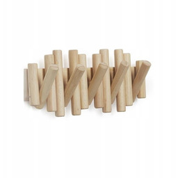 Wieszak ścienny drewniany przedpokoju biura Picket