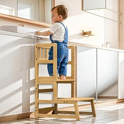COSYLAND Schodki dla Dzieci Wieża Edukacyjna z 2