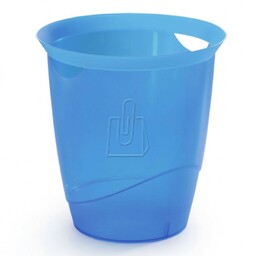 Kosz na śmieci DURABLE TREND transparentny niebieski /1701710540/