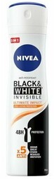 NIVEA Black&amp;White Ultimate Impact Antyperspirant damski w spray&#39;u