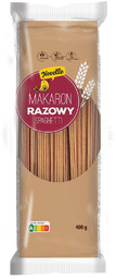 Novelle Makaron semolinowy razowy spaghetti 400 g