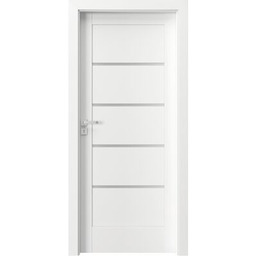 Skrzydło wewnętrzne Verte G4 decor białe zamek klucz