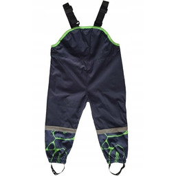 Spodnie z szelkami nieprzemakalne ogrodniczki przeciwdeszczowe 92