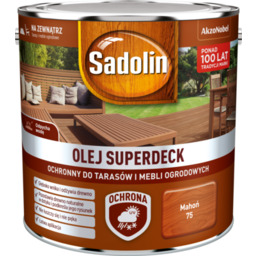 Olej do tarasów i mebli ogrodowych Superdeck Mahoń