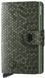 Portfel kieszonkowy Secrid Miniwallet Hexagon - green