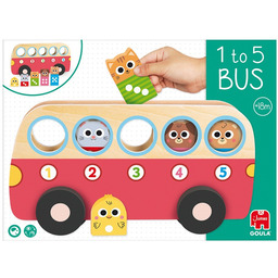 Drewniany Autobus edukacyjny Goula 1110100757 Sorter Montessori