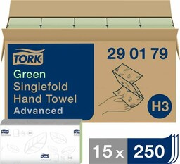Ręczniki papierowe Tork Advanced Singlefold (ZZ) - delikatne,