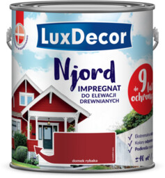 Impregnat do elewacji drewnianych Njord domek rybaka 2,5